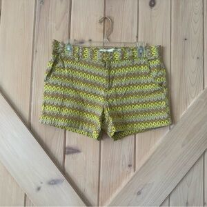 Joe Fresh Printed Cotton Blend Shorts Size 6 ✨